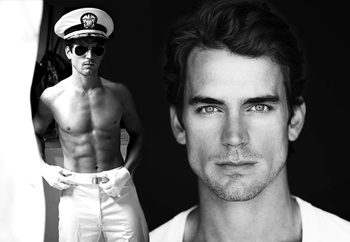 Matthey-Bomer-sexy-Matt-Bomer-black-and-white-greyscale-grayscale-costume-uniform